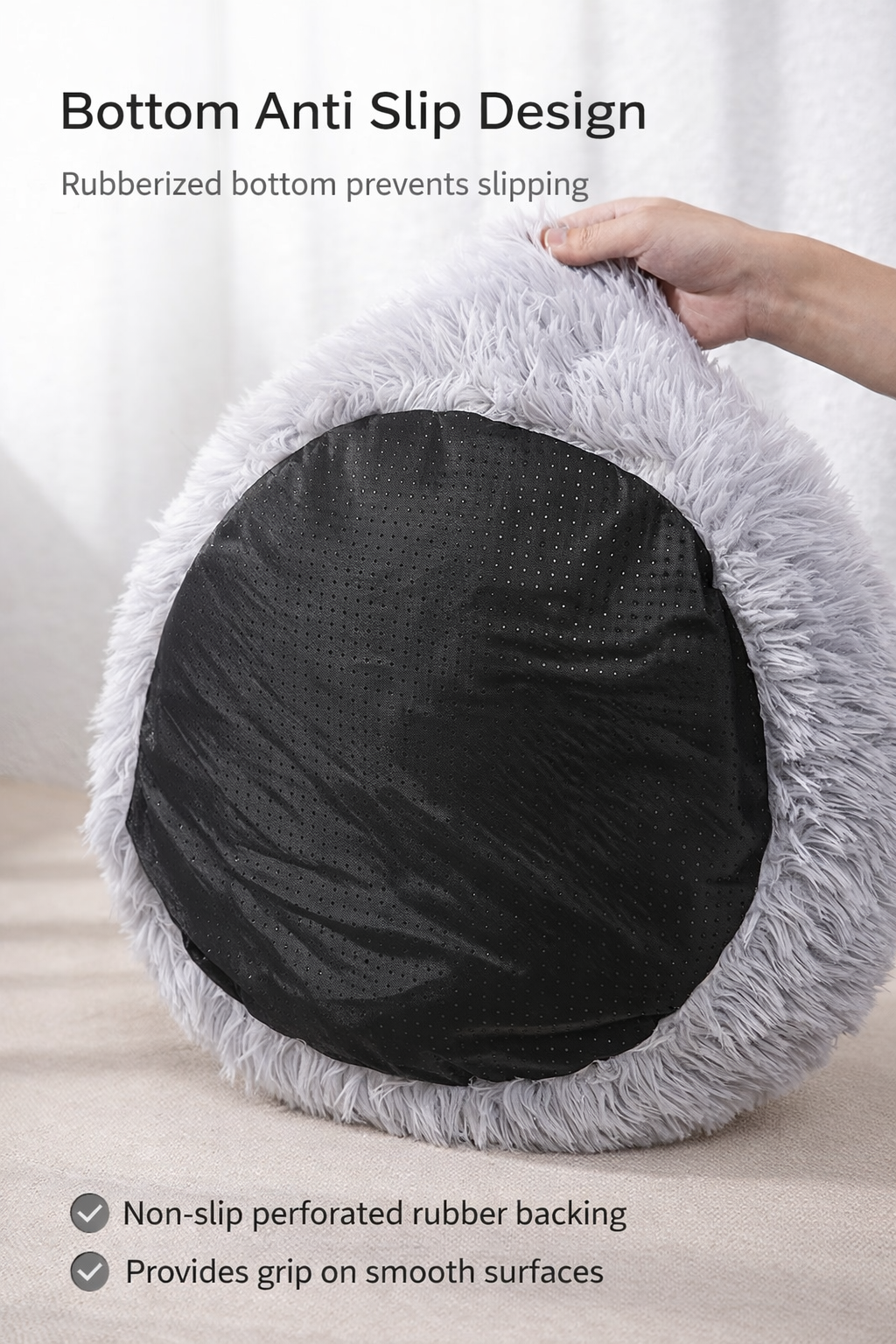 Soft Plush Cat Bed