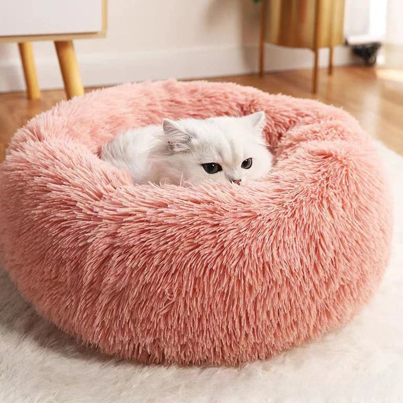 Soft Plush Cat Bed
