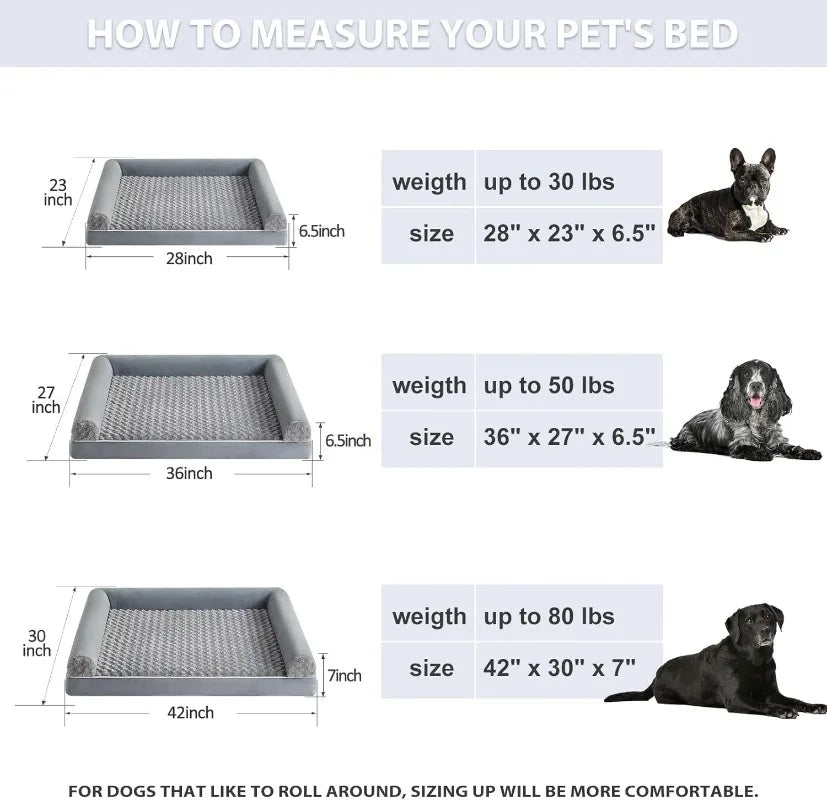 Orthopaedic Foam Large Dog Bed