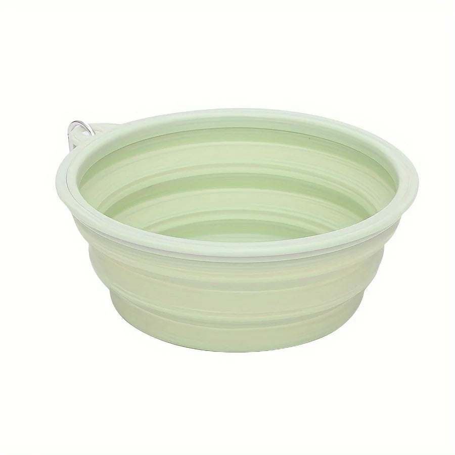 Portable & Collapsible Dog Bowl With Clip