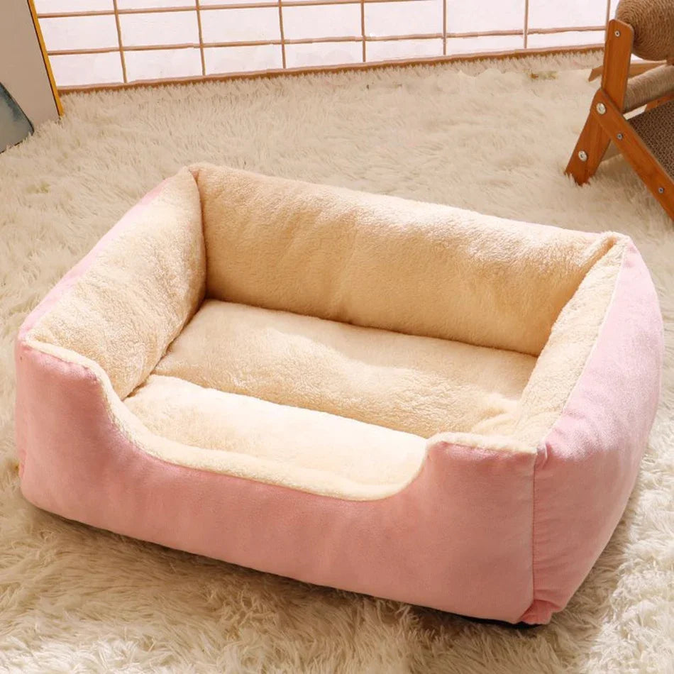 Luxury Indoor Cat Bed With Raised Sides
