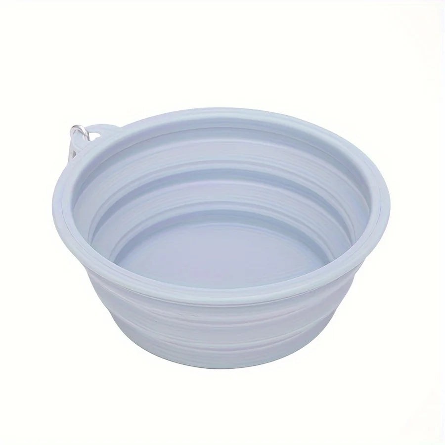 Portable & Collapsible Dog Bowl With Clip