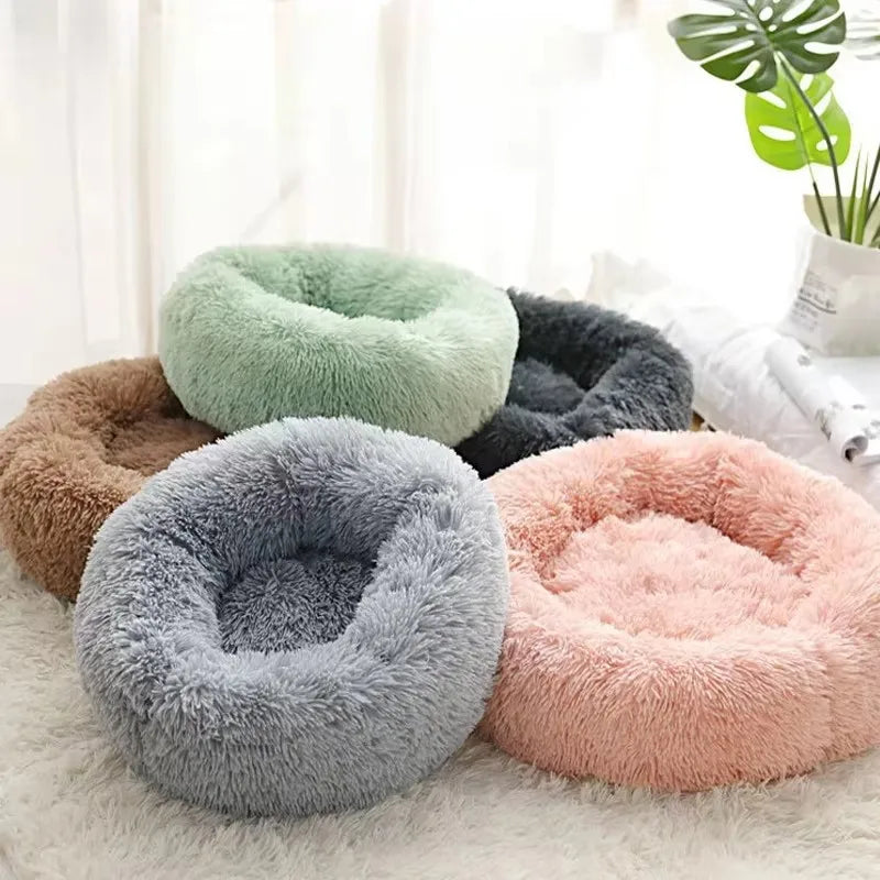 Soft Plush Cat Bed
