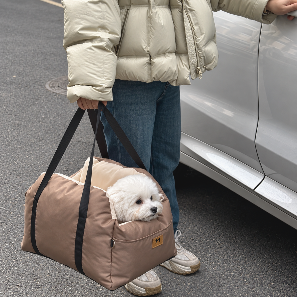 Small Secure Travel Dog Car Seat | For Small Dogs